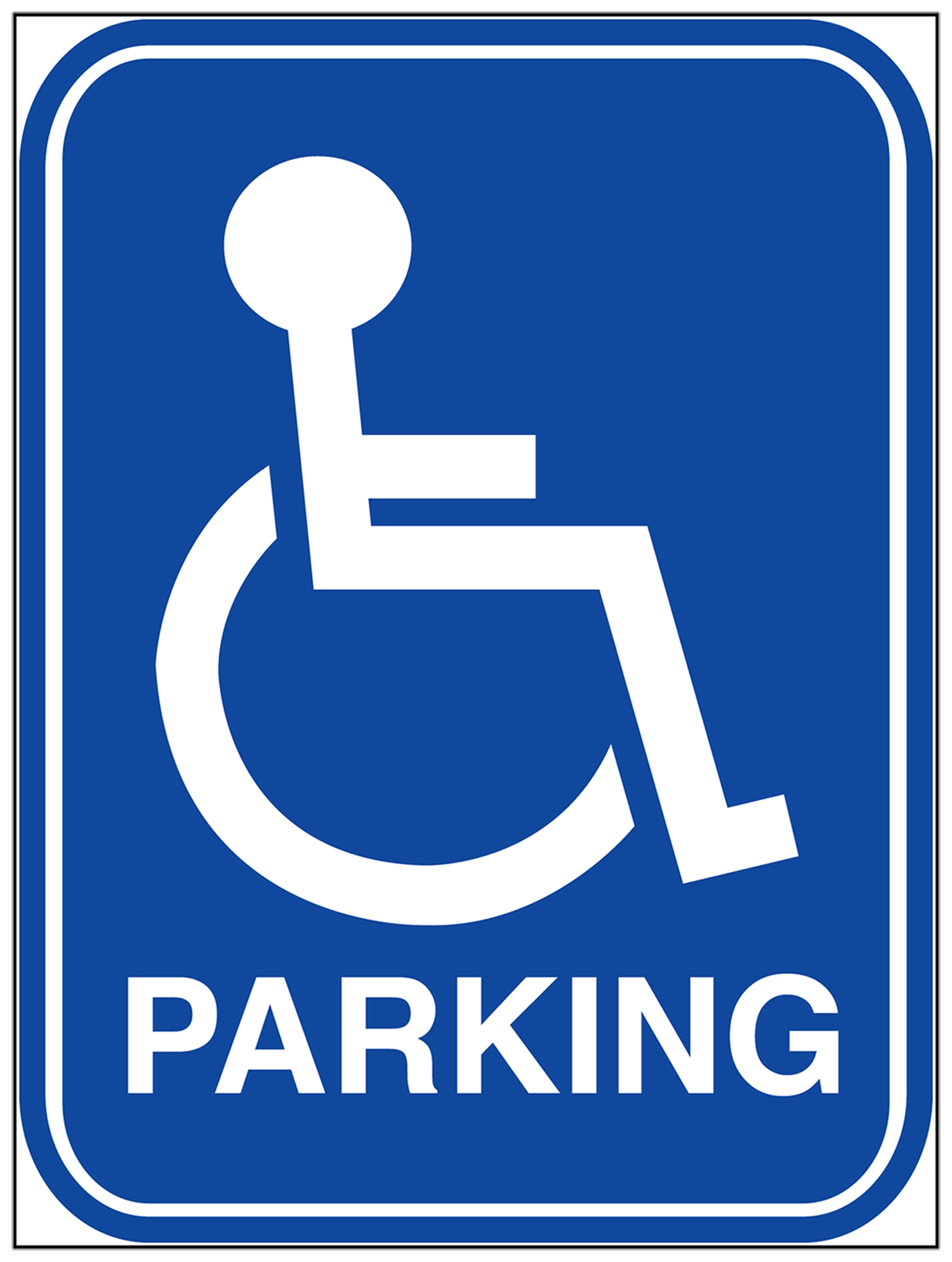 Printable Disabled Parking Sign Printable Party Favors