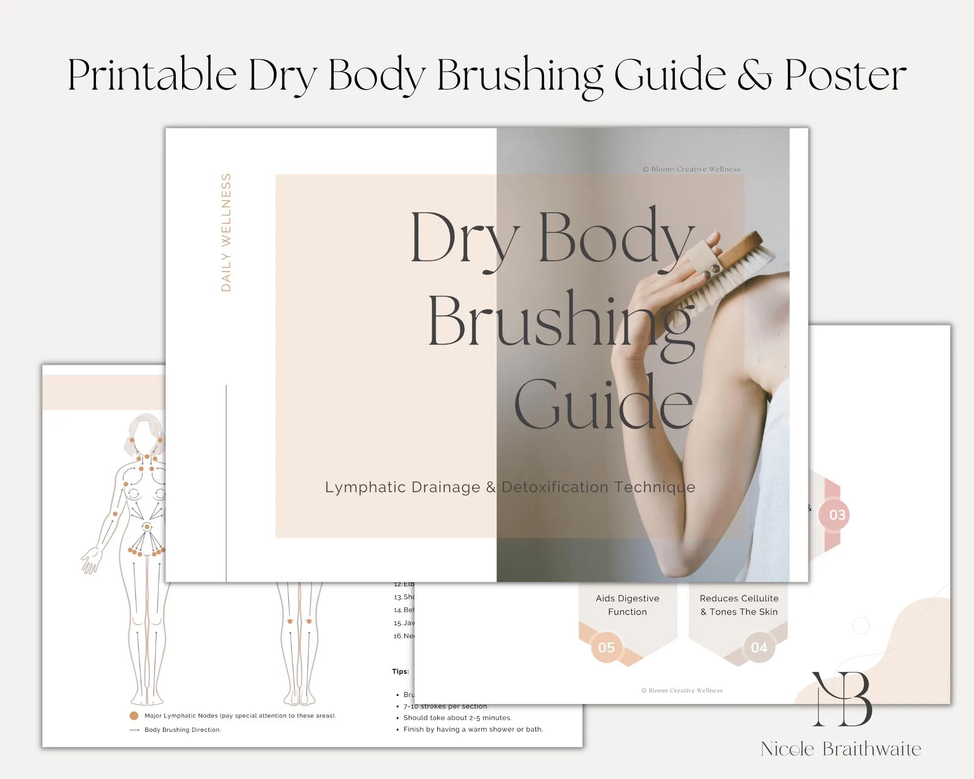 Printable Dry Brushing Guide