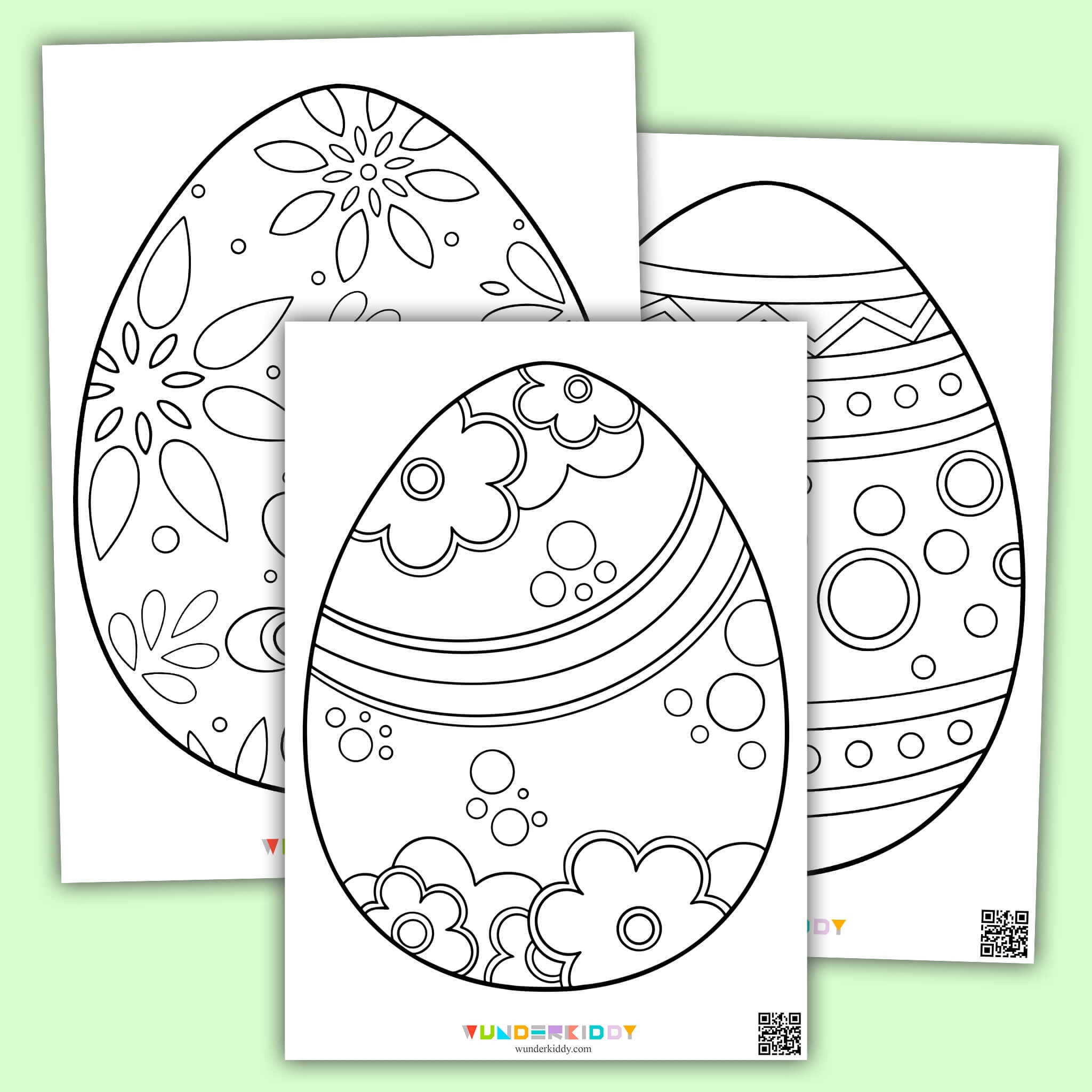 Easter Egg Sheets Printable Free