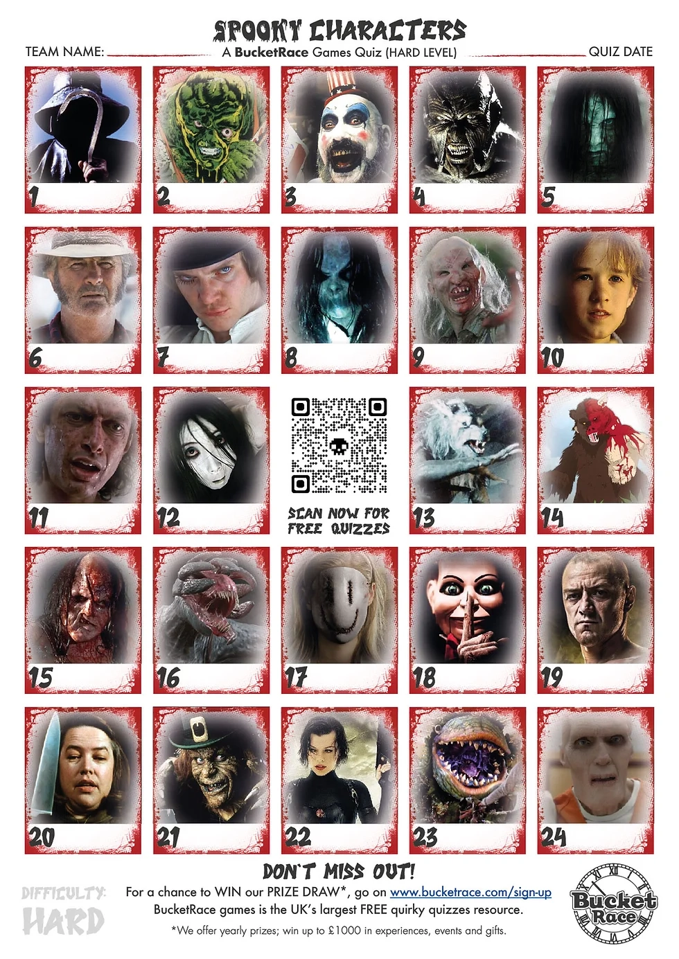 Printable Picture Quiz