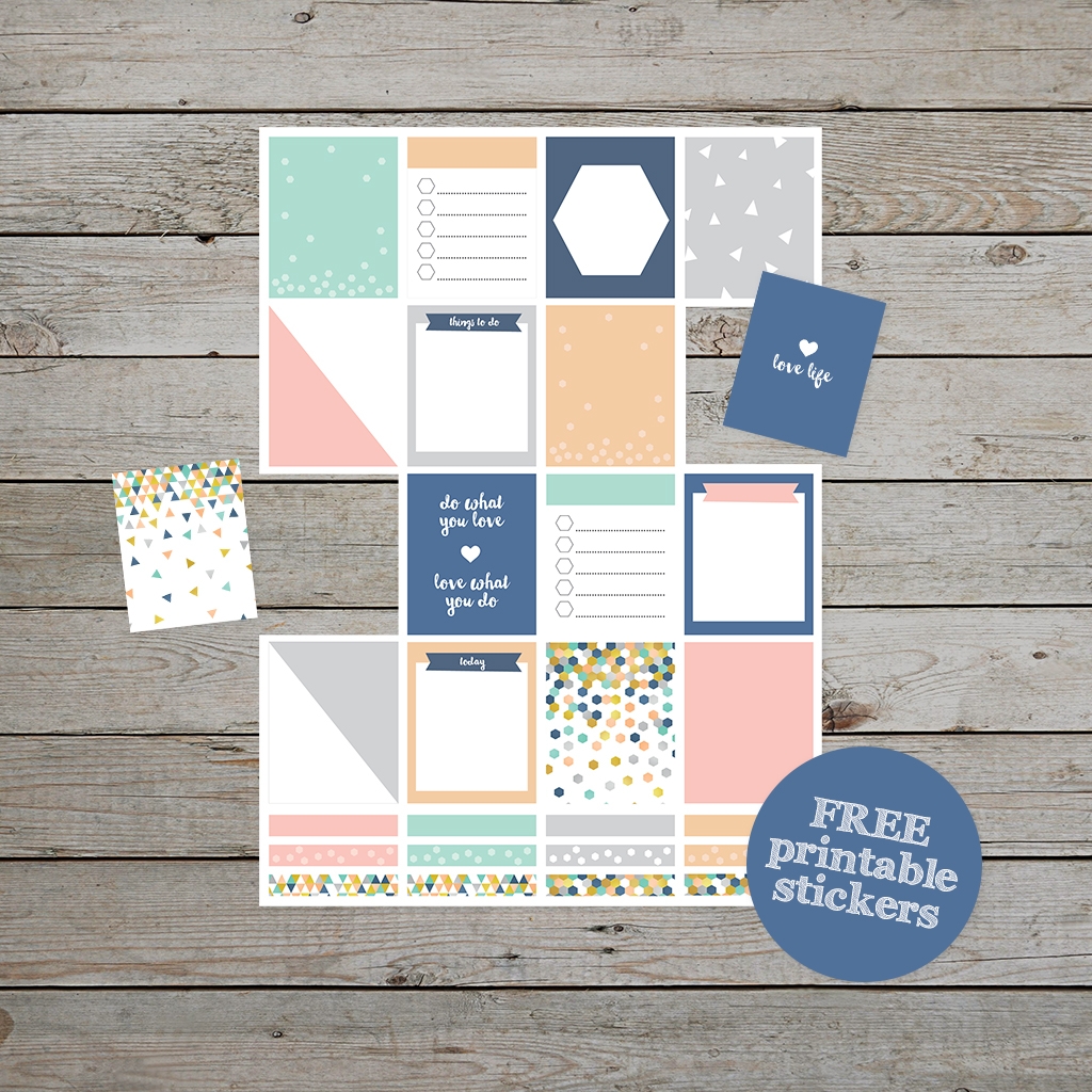 Printable Planner Kit Stickers Banners Mandalas Free Download
