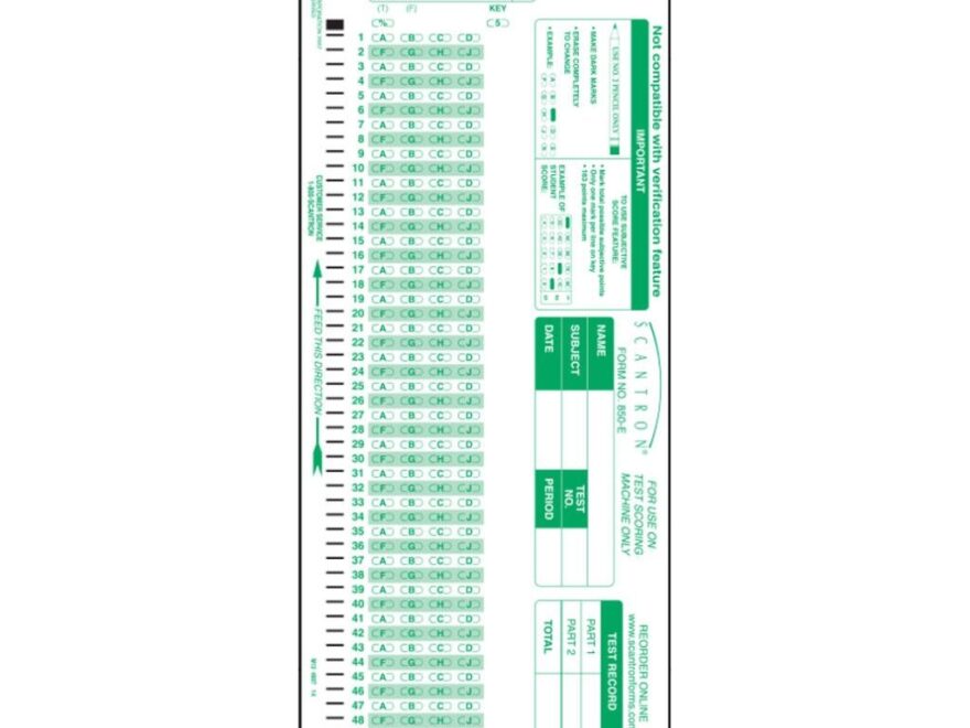Printable Scantron Forms Www lx iriss uk