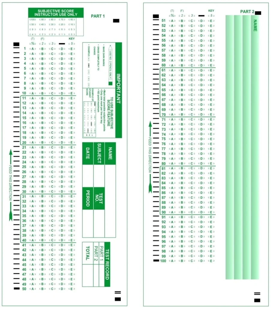 Printable Scantron Forms Www lx iriss uk