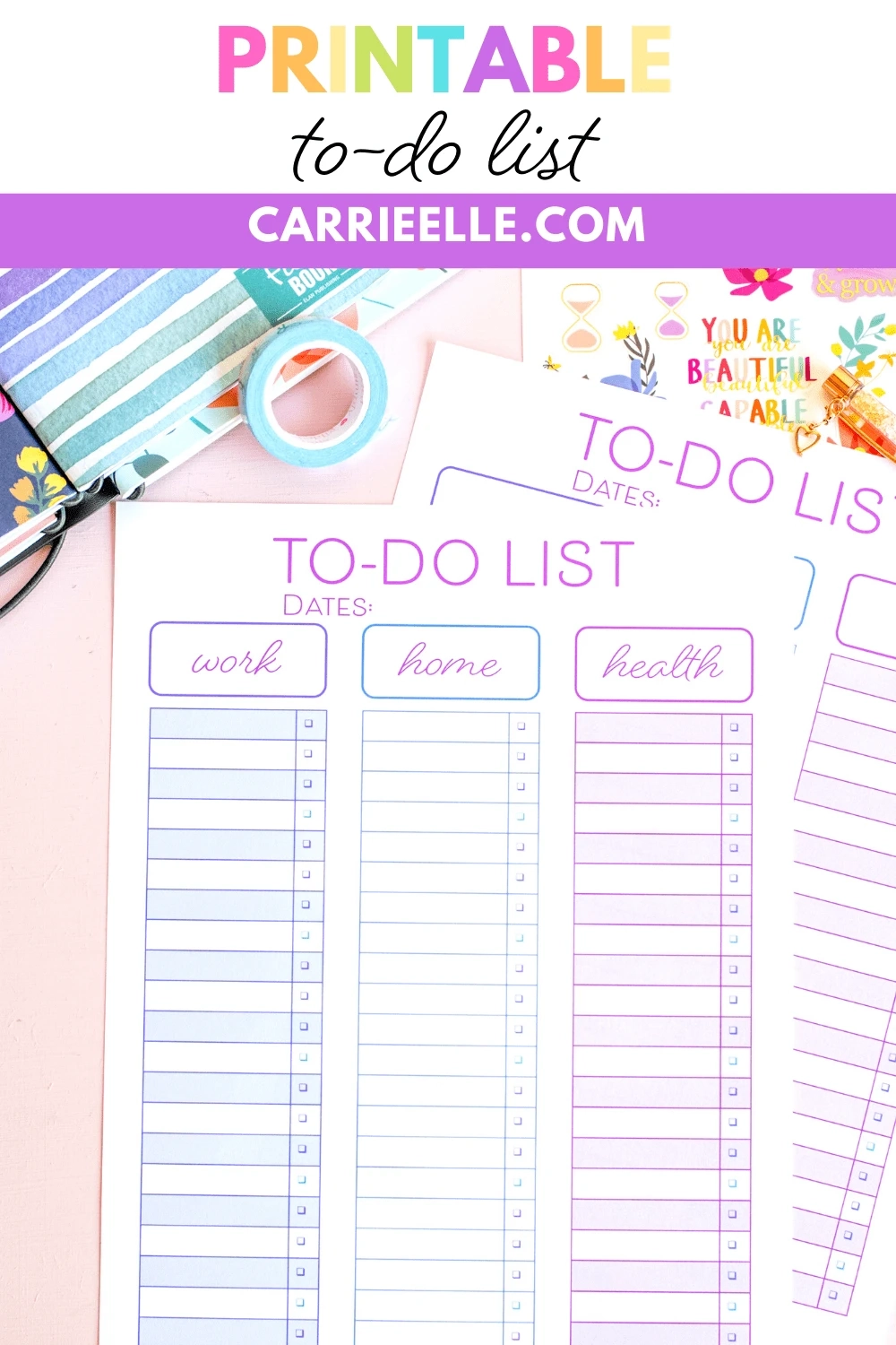 Checklist Printable Todo List