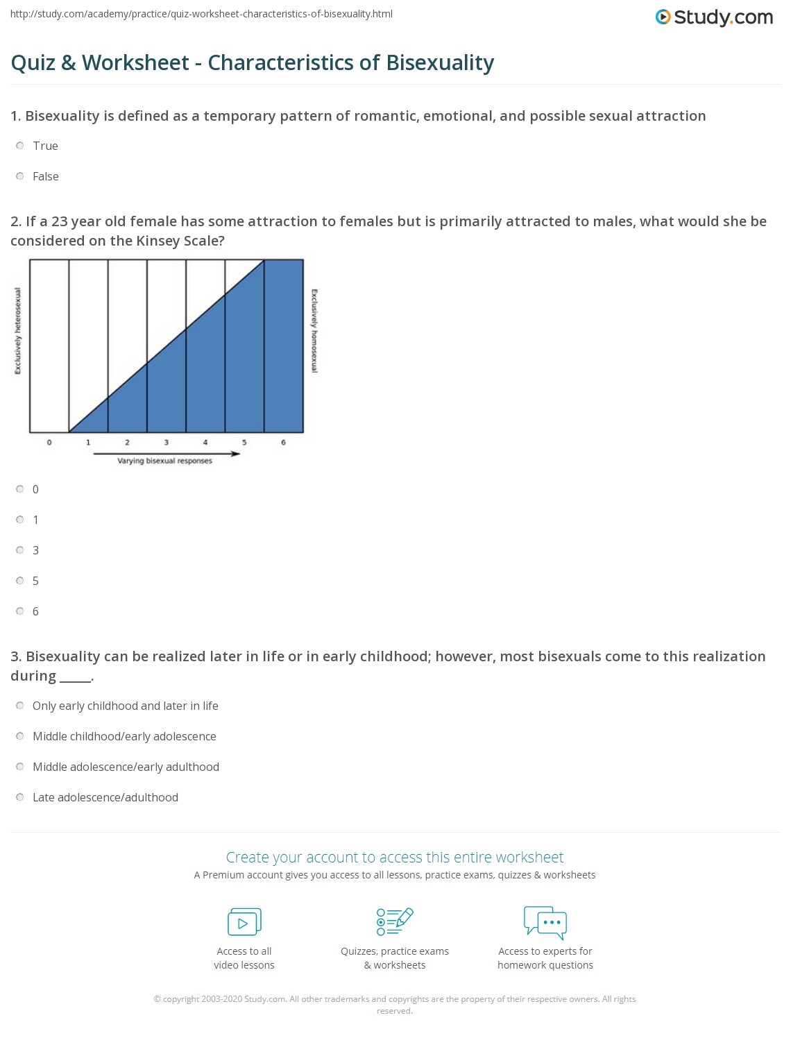 Kinsey Scale Printable Quiz Kinsey Scale Printable Quiz