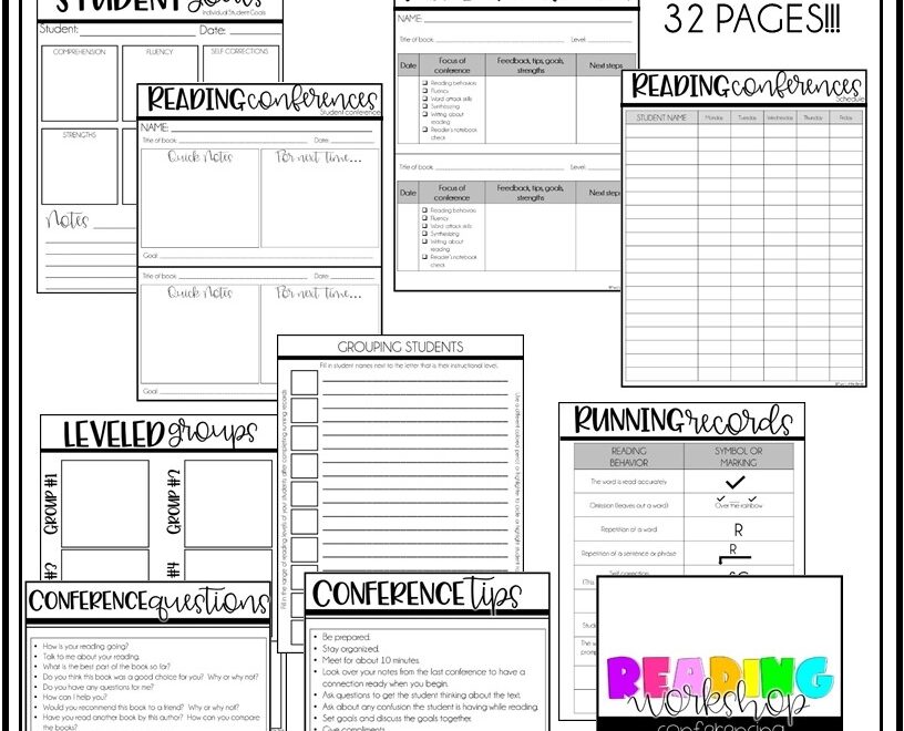 Reading Conference Reading Conferring Forms Conference Binder Running Records Two Little Birds Teaching