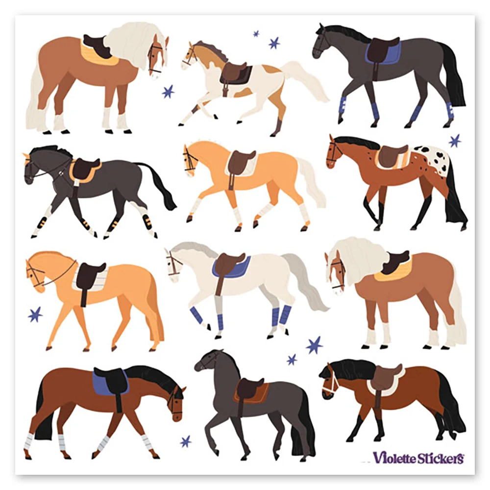 Horse Planner Stickers Free Printable