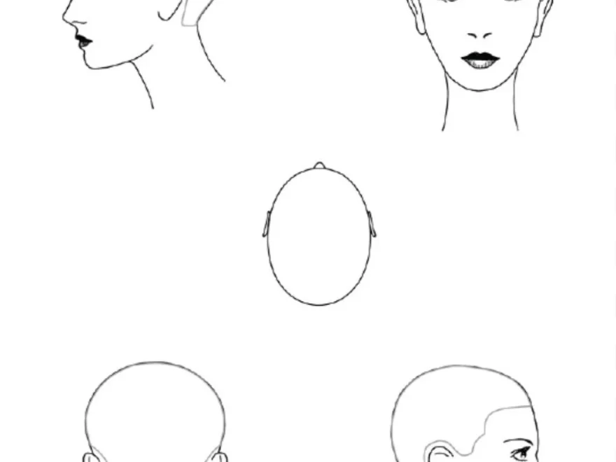 Salon Hairstylist Hair Cutting Head Sheet Etsy