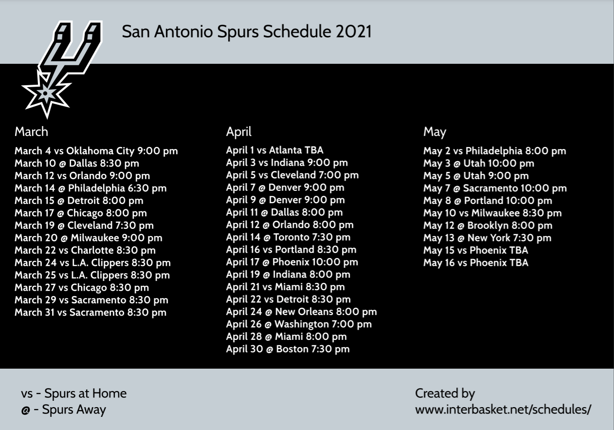 San Antonio Spurs Printable Schedule Www lx iriss uk San Antonio Spurs Printable Schedule Www lx iriss uk