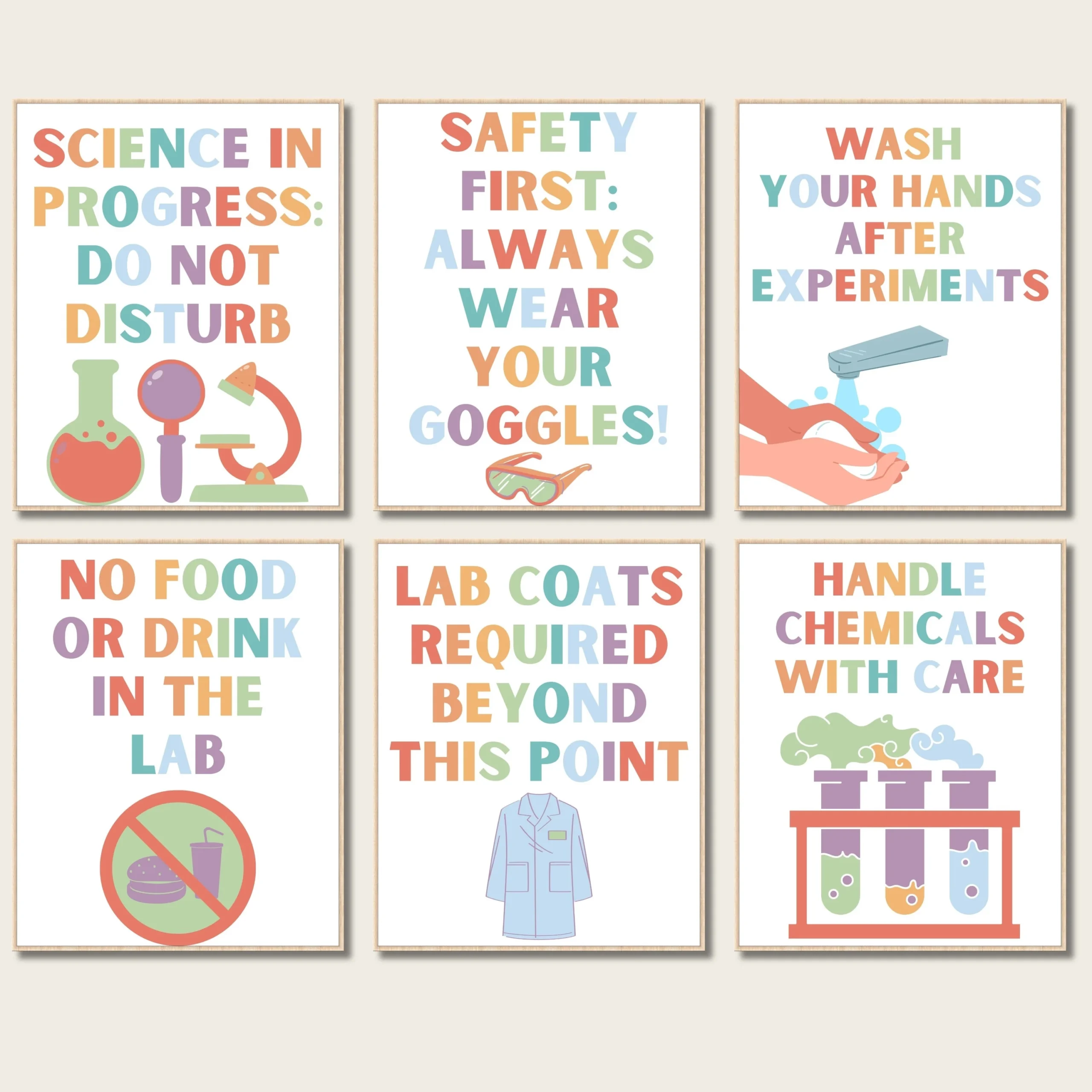 Printable Neutral Chemical Signs