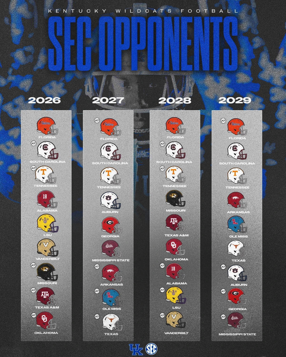 2026 Sec Schedule Printable