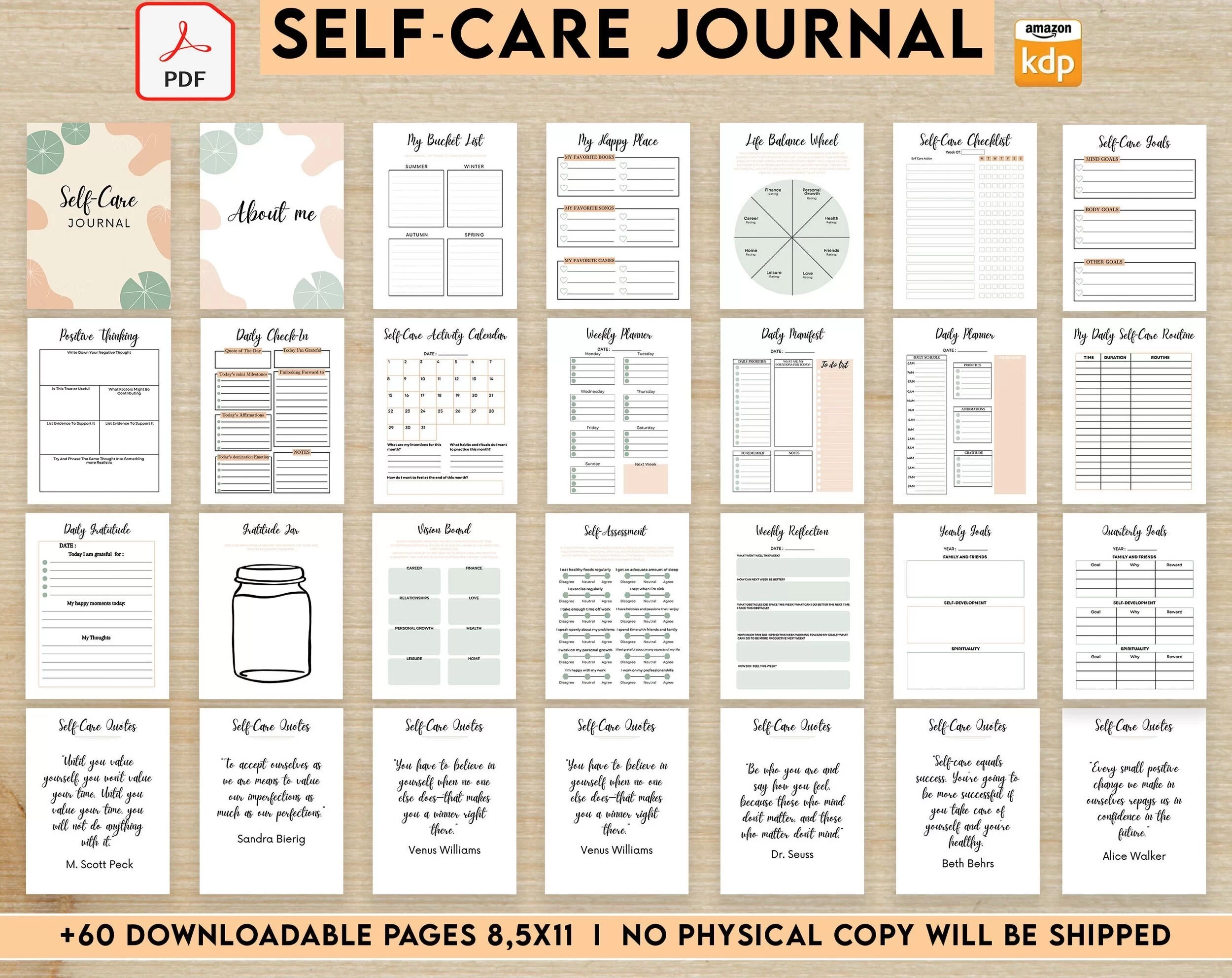 Printable Daily Guided Journal Pages