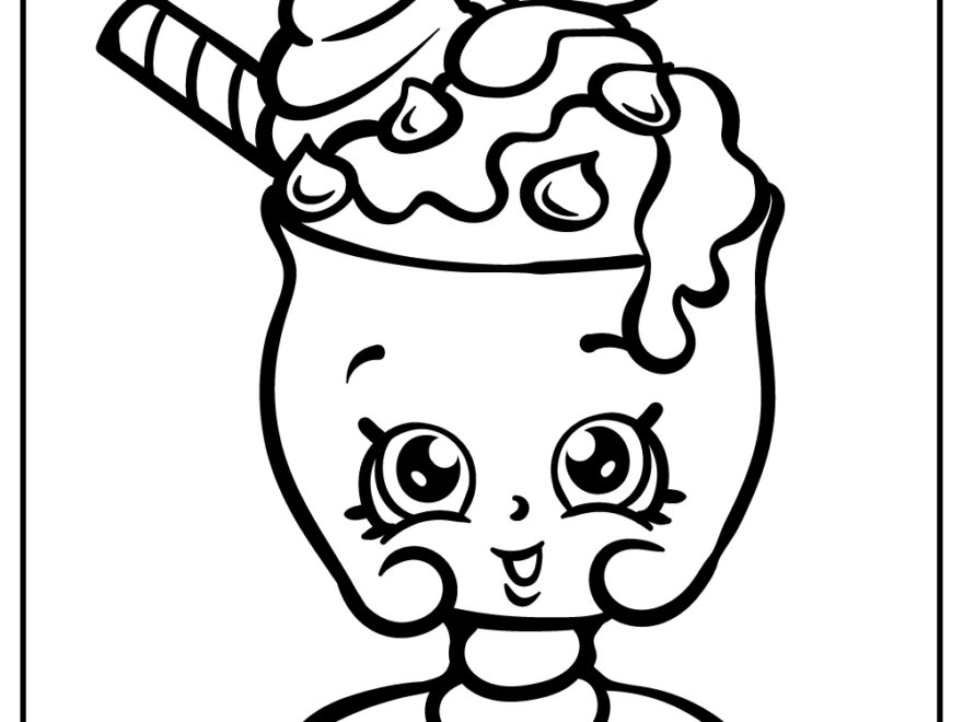 Shopkins Coloring Pages 45 Free Printables