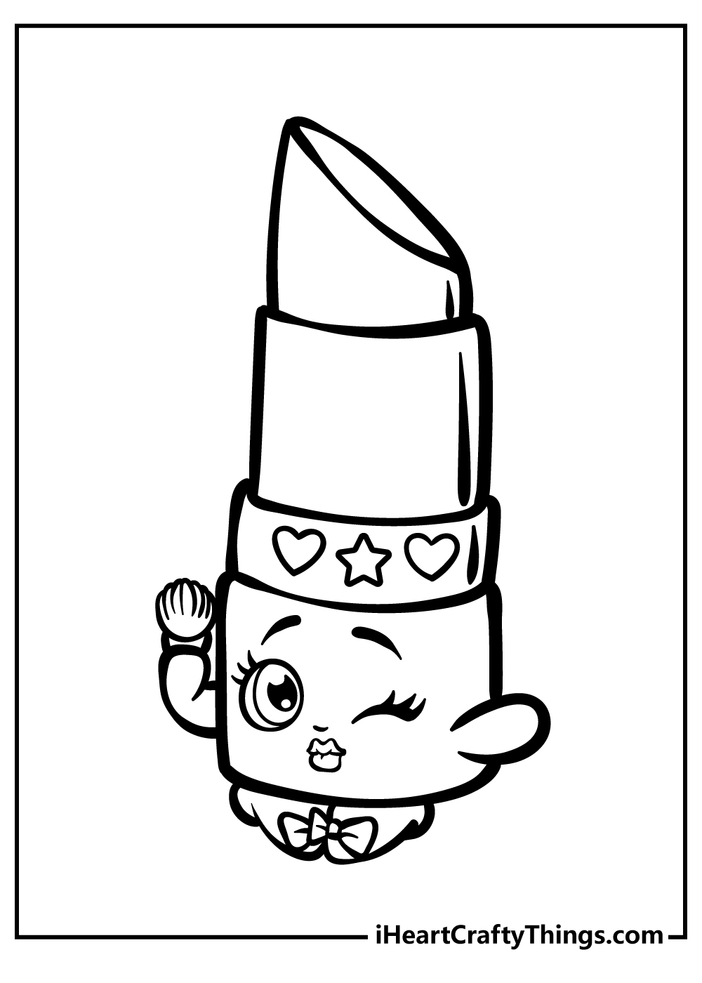 Printable Coloring Sheets Shopkins