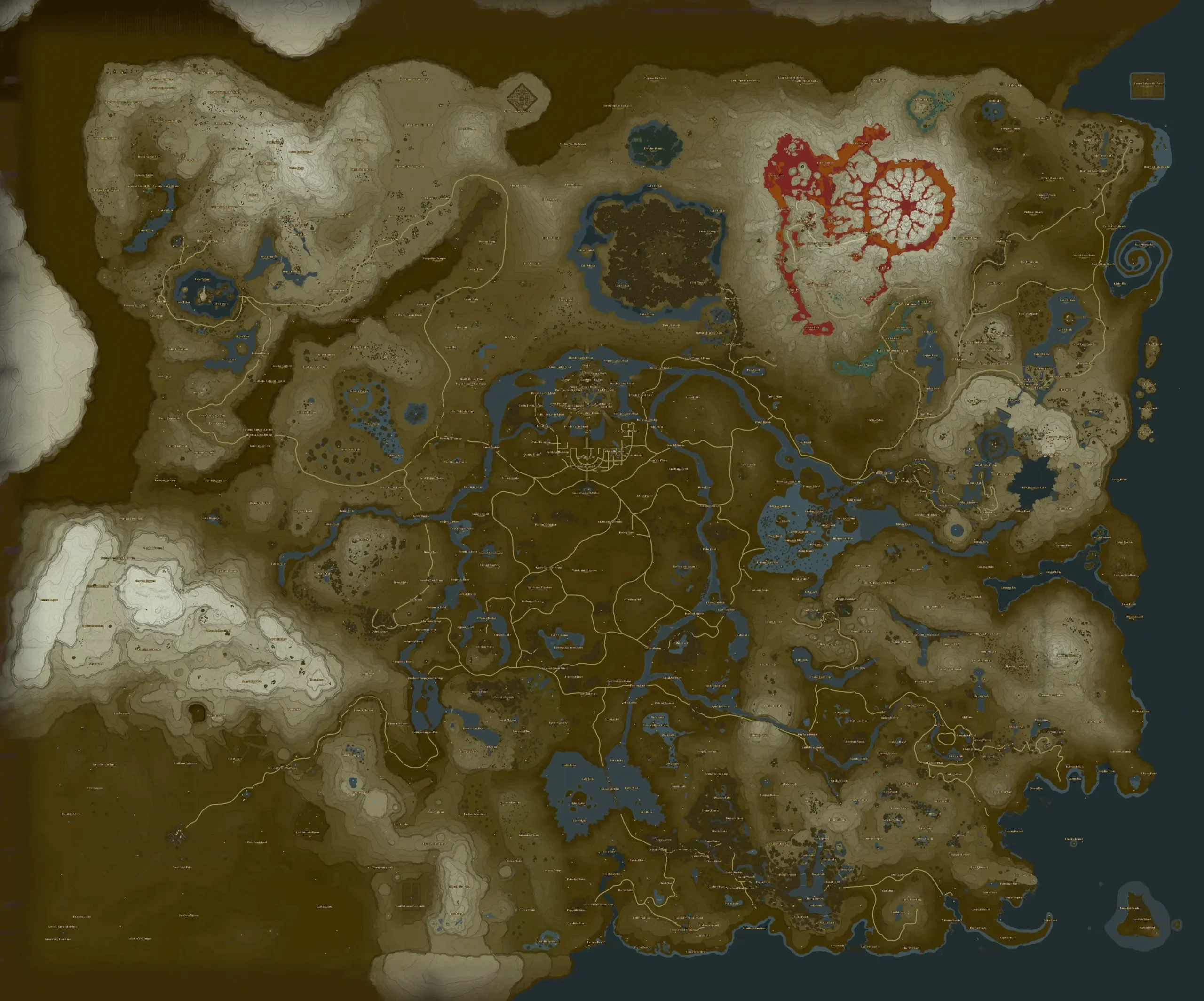 Botw Shrine List By Region Printable