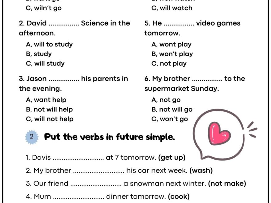 Simple Future Ezpzlearn