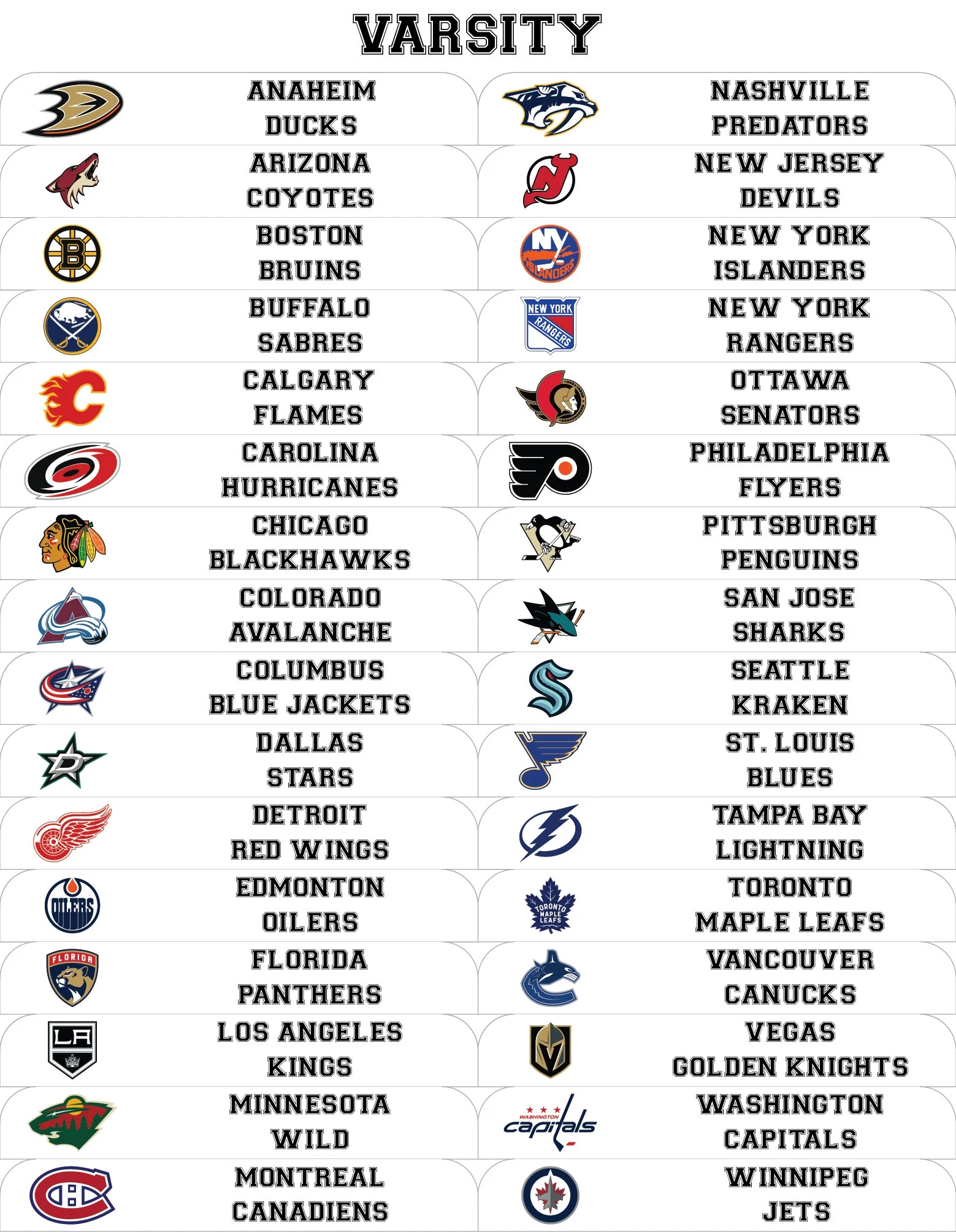 Sort Cards By Professional Hockey Teams Card Dividers W FREE NHL Labels Vertical Etsy Sort Cards By Professional Hockey Teams Card Dividers W FREE NHL Labels Vertical Etsy