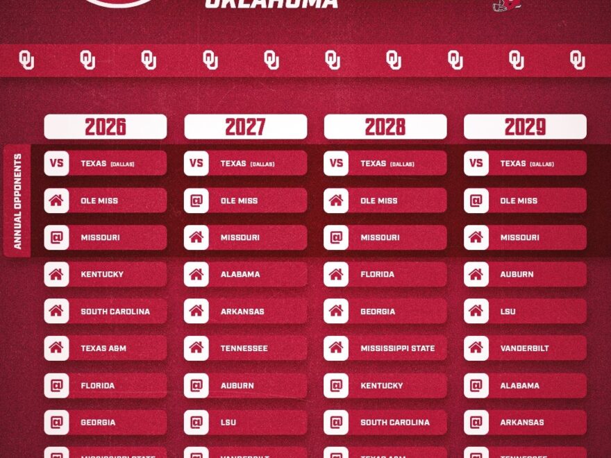 Southeastern Conference On X SECFB Opponents Reveal 26 29 OU Football Https t co XzpQ0G8VJw Https t co 9RUBmzNlpt X