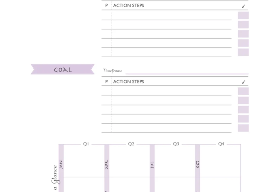 Starting The New Year Right Happy Planner Goal Planning Printables Rebecca Grabill