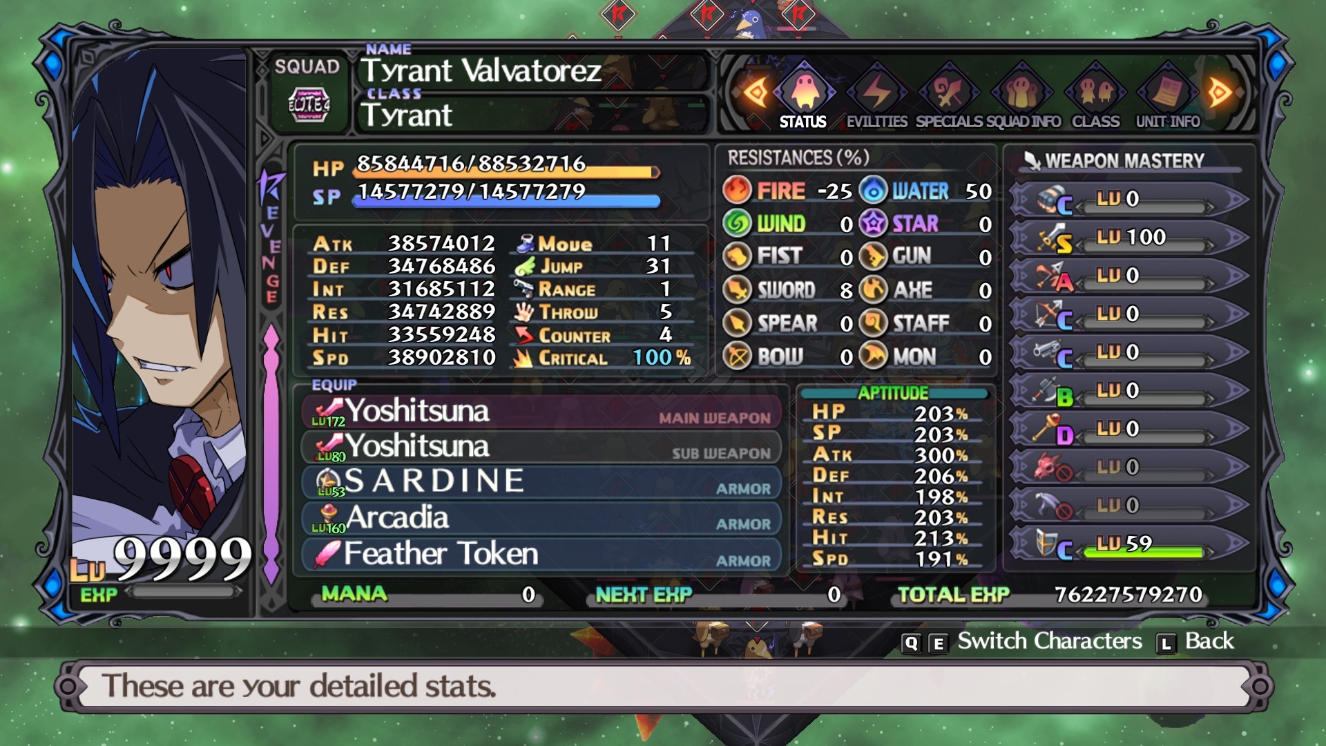 Disgaea 5 Evility List Printable
