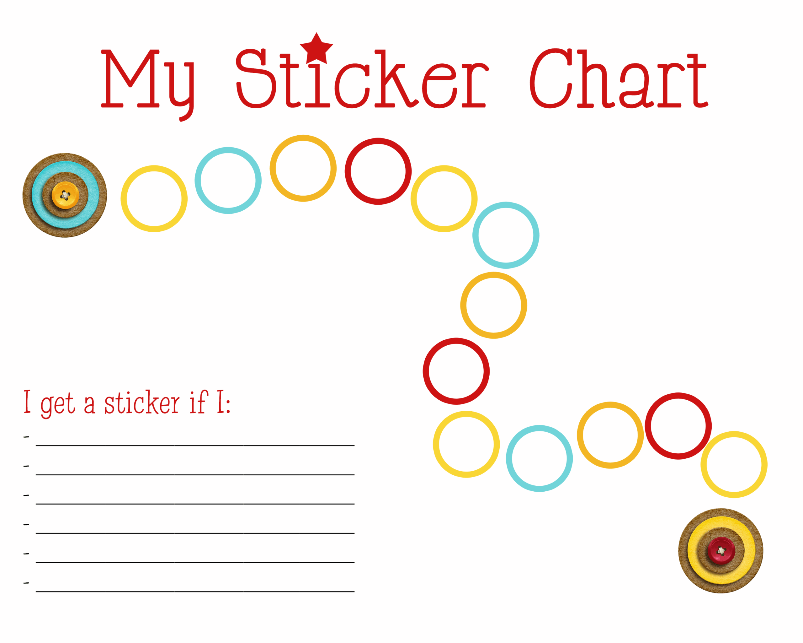 Sticker Chart Printable Becca Paro Sticker Chart Printable Becca Paro