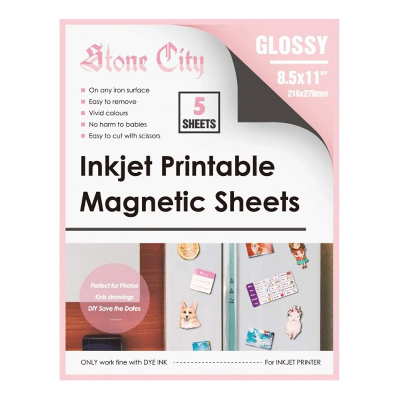 Glossy Printable Magnet Sheets