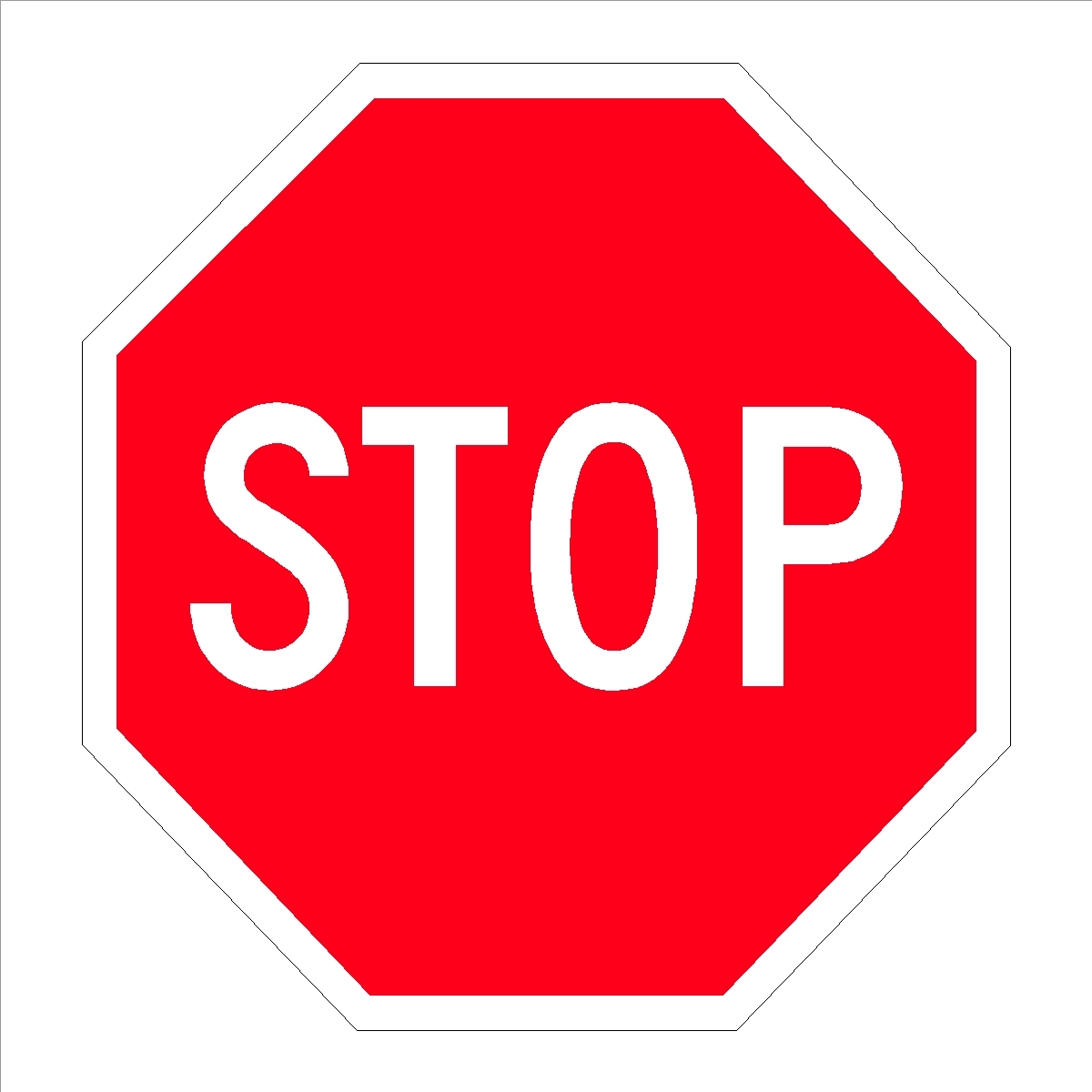 Stop Sign Print Plus Designz