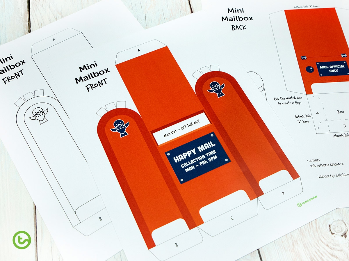 Editable And Printable Class List Mailbox