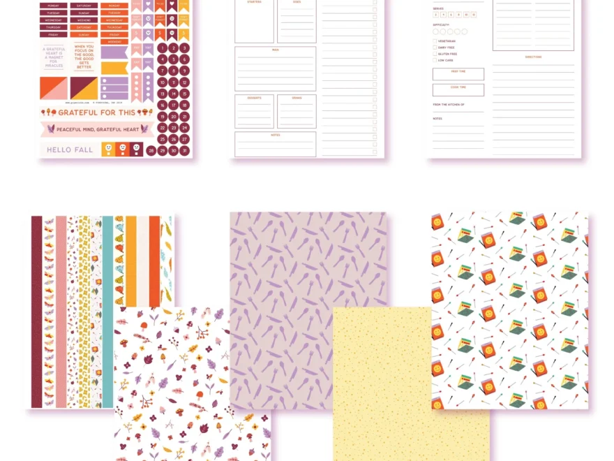 Taste The Good Life Planner Printables