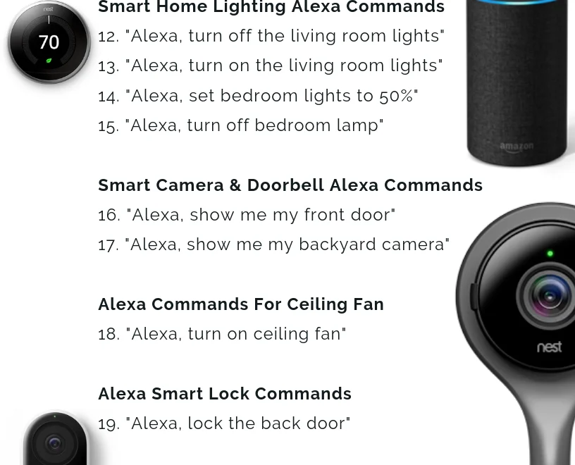 The 101 Best Amazon Alexa Commands OneHourSmartHome