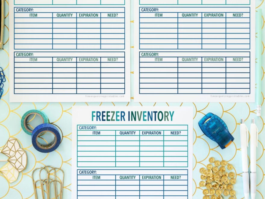 The Best Food Inventory Printables To Organize Your Kitchen