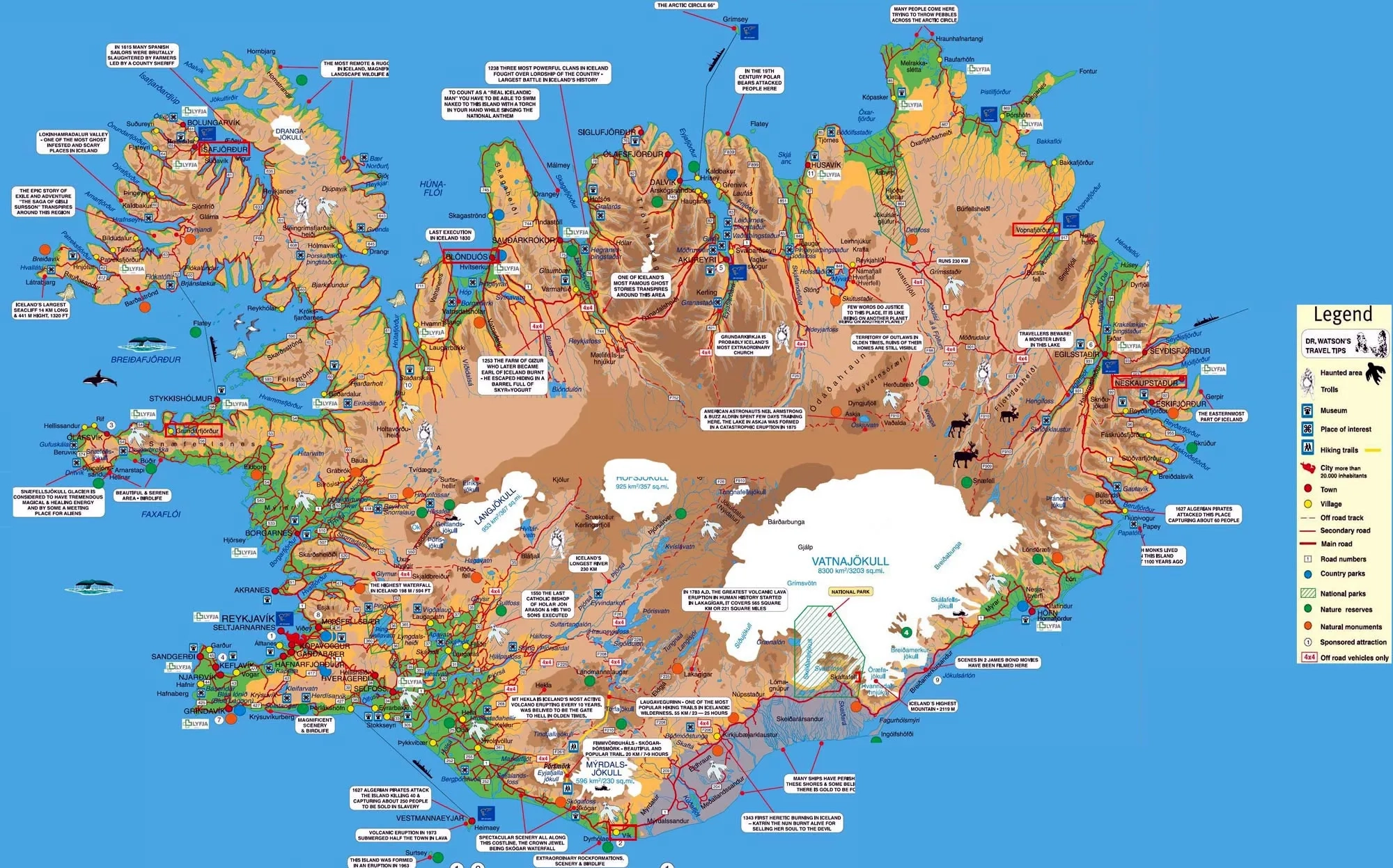 Golden Circle Map Guide Printable