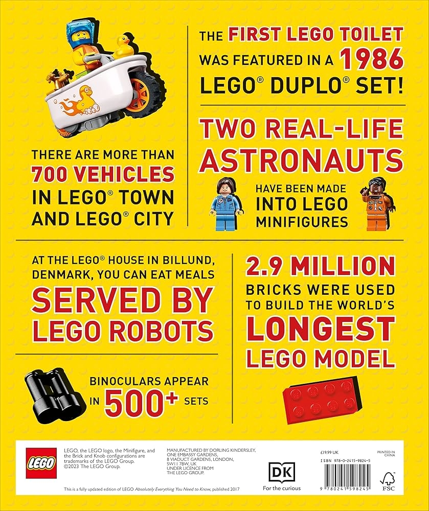 The Big Book Of LEGO Facts Hugo Simon 9780744072860 Amazon Books