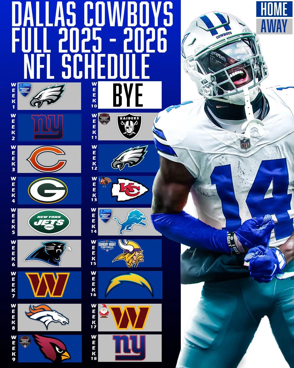 The Cowboys 2025 Schedule R cowboys