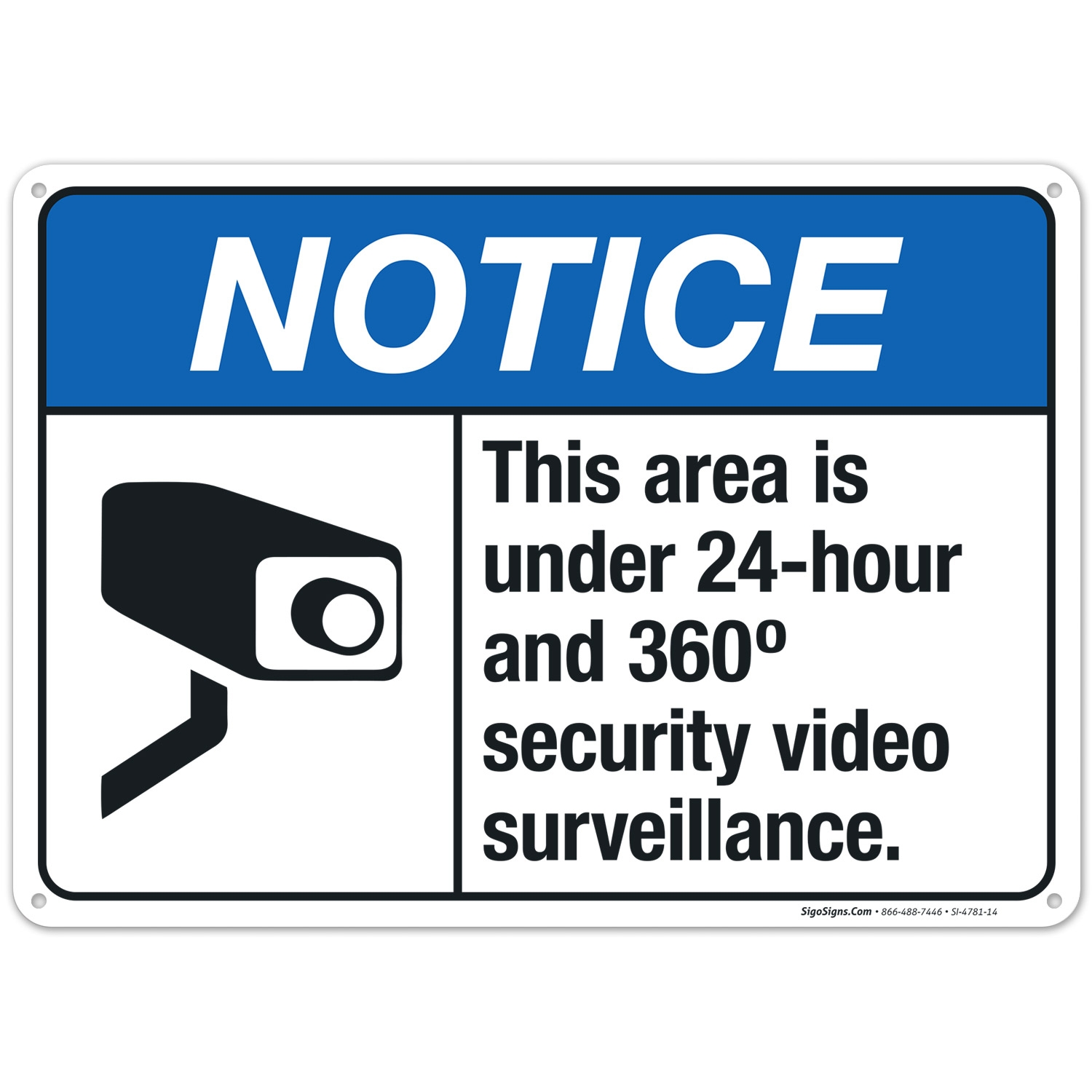 Printable Security Notice Signs