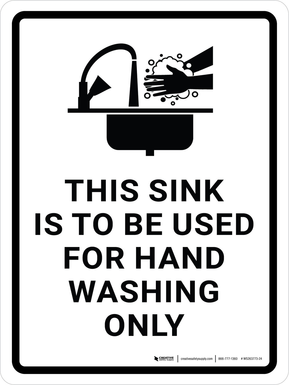 Printable Hand Washing Station Sign