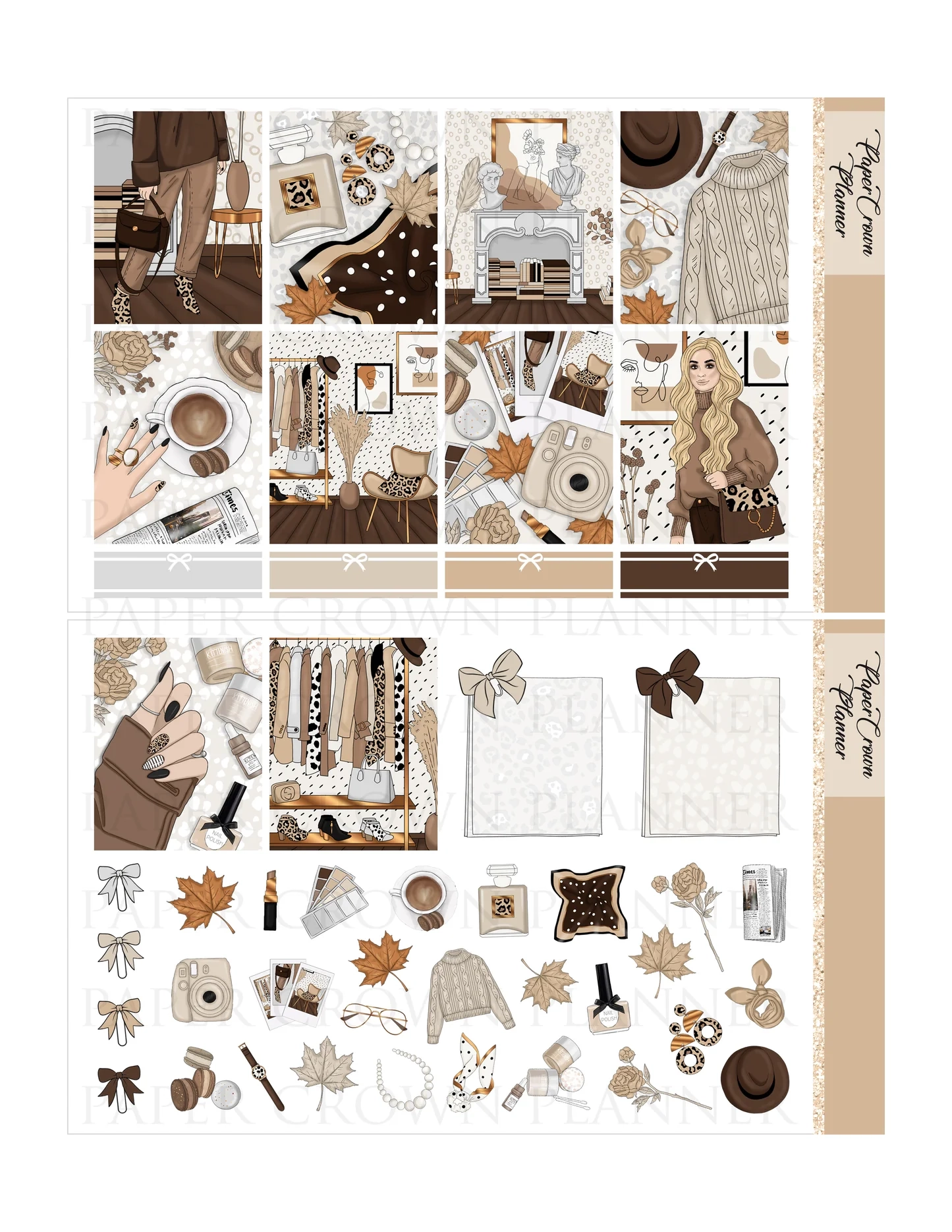 Printable Planner Sticker Kits