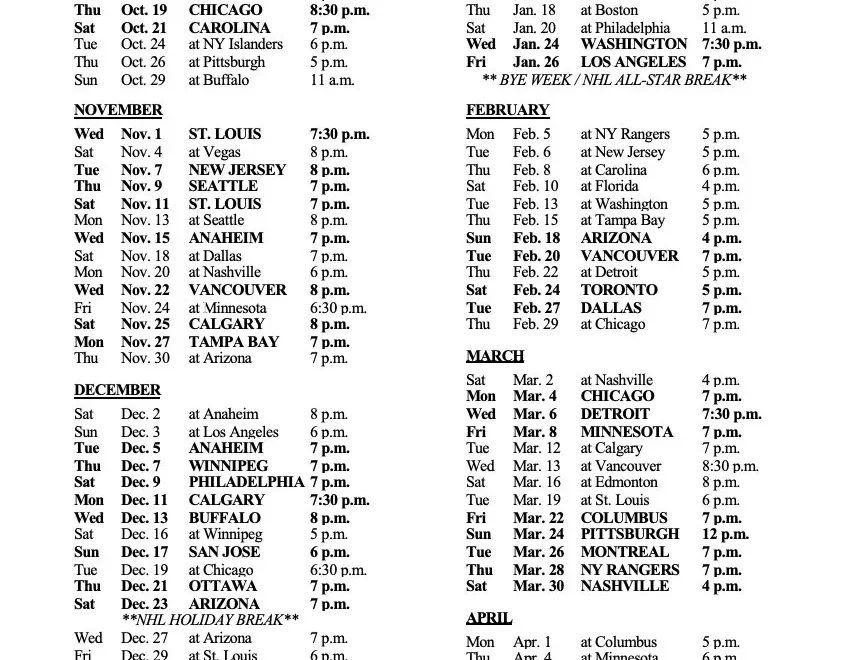 Unpacking The 2023 24 Colorado Avalanche Schedule Mile High Hockey