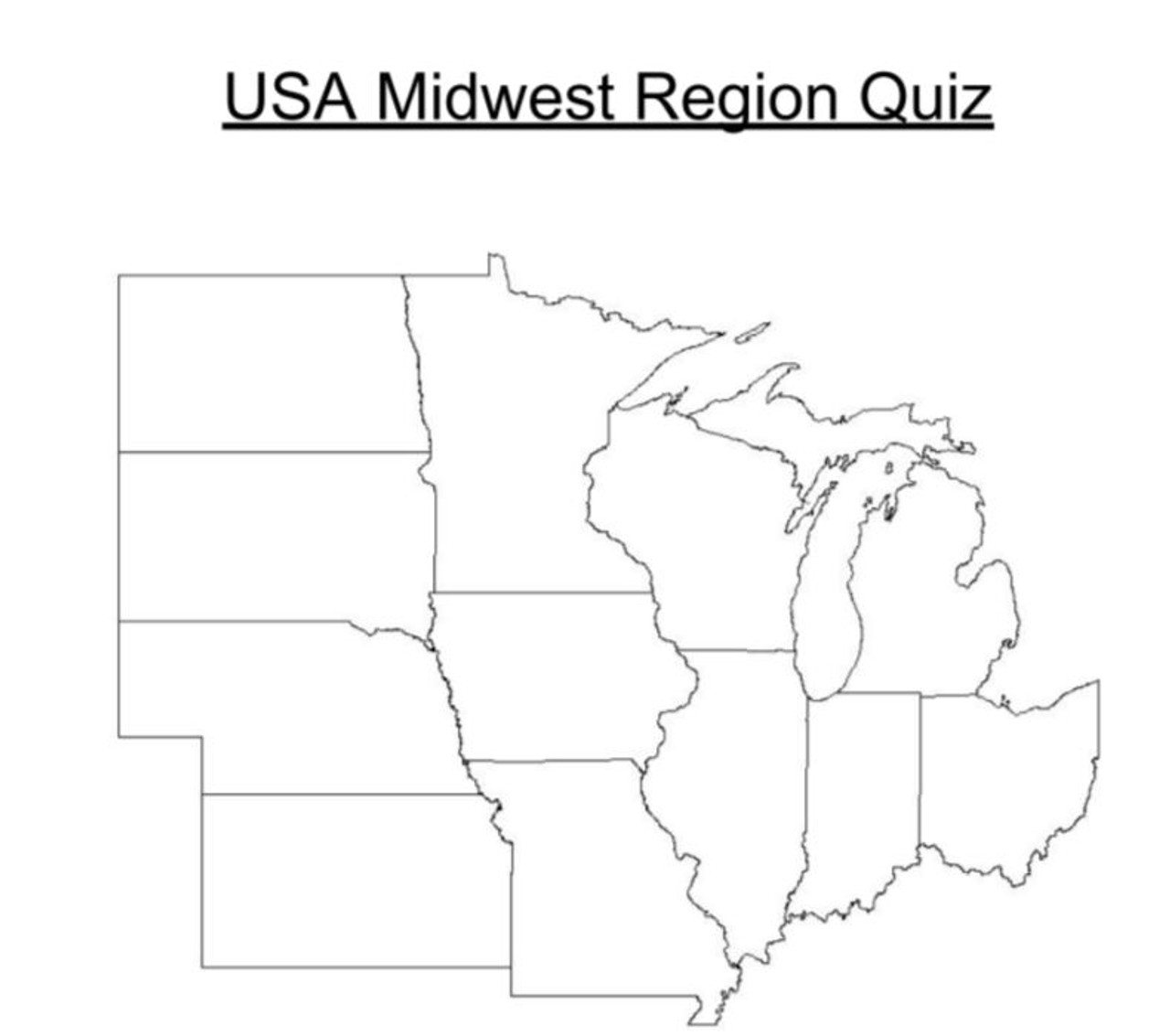 USA Midwest Region Quiz Amped Up Learning