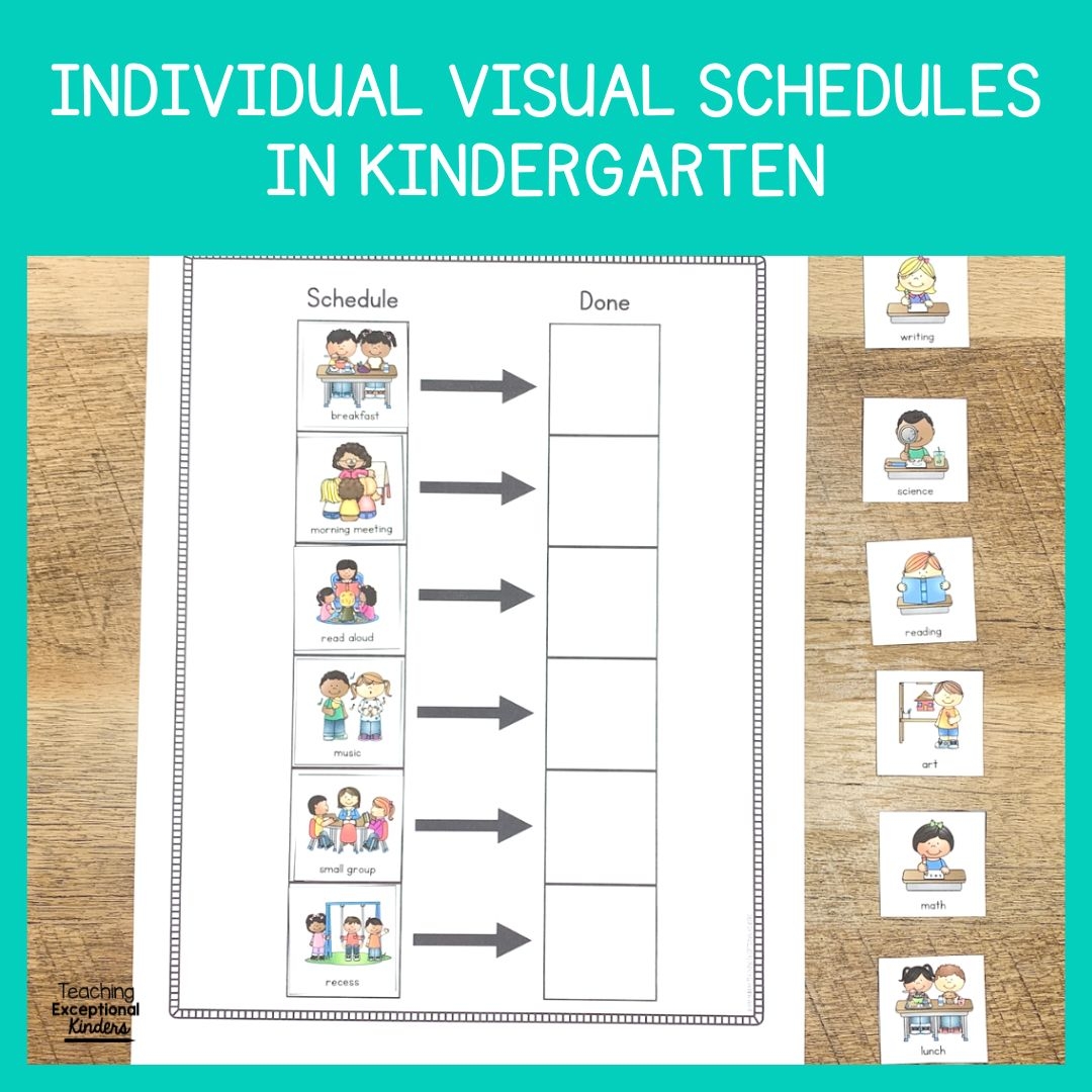 Using Individual Visual Schedules In Kindergarten Teaching Exceptional Kinders