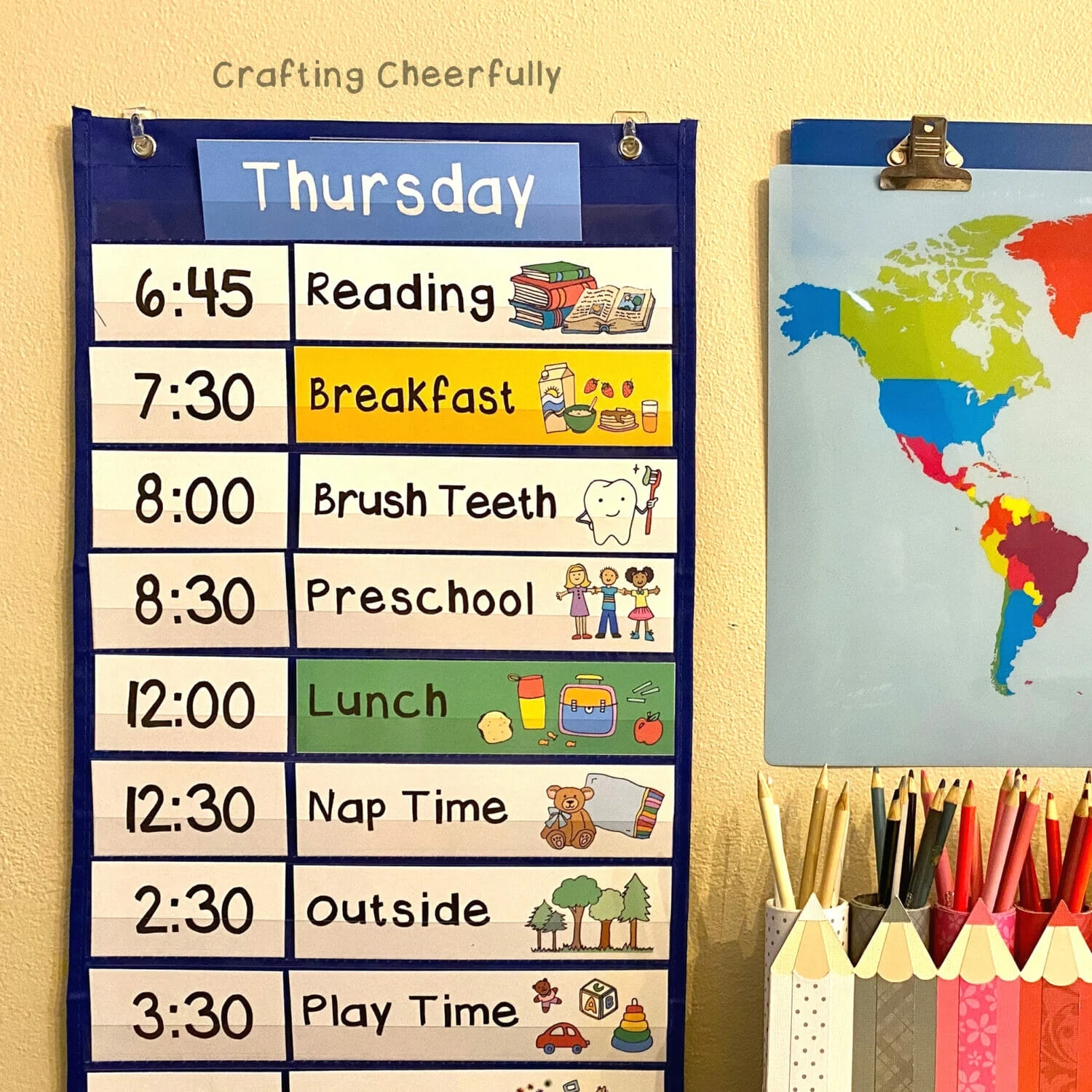 Free Printable Kindergarten Schedule Cards Free Printable Kindergarten Schedule Cards