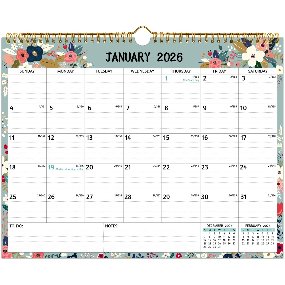 Wall Calendar 2026 2027 2 Year Calendar 2026 2027 14 57 X 11 42 In Jan 20 EBay