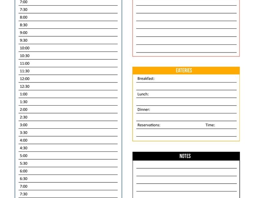 Wanderlust Road Trip Planner Printable Mooshu Jenne