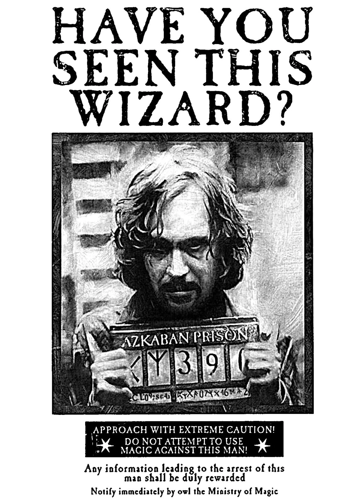 Harry Potter Wanted Sign Free Printables