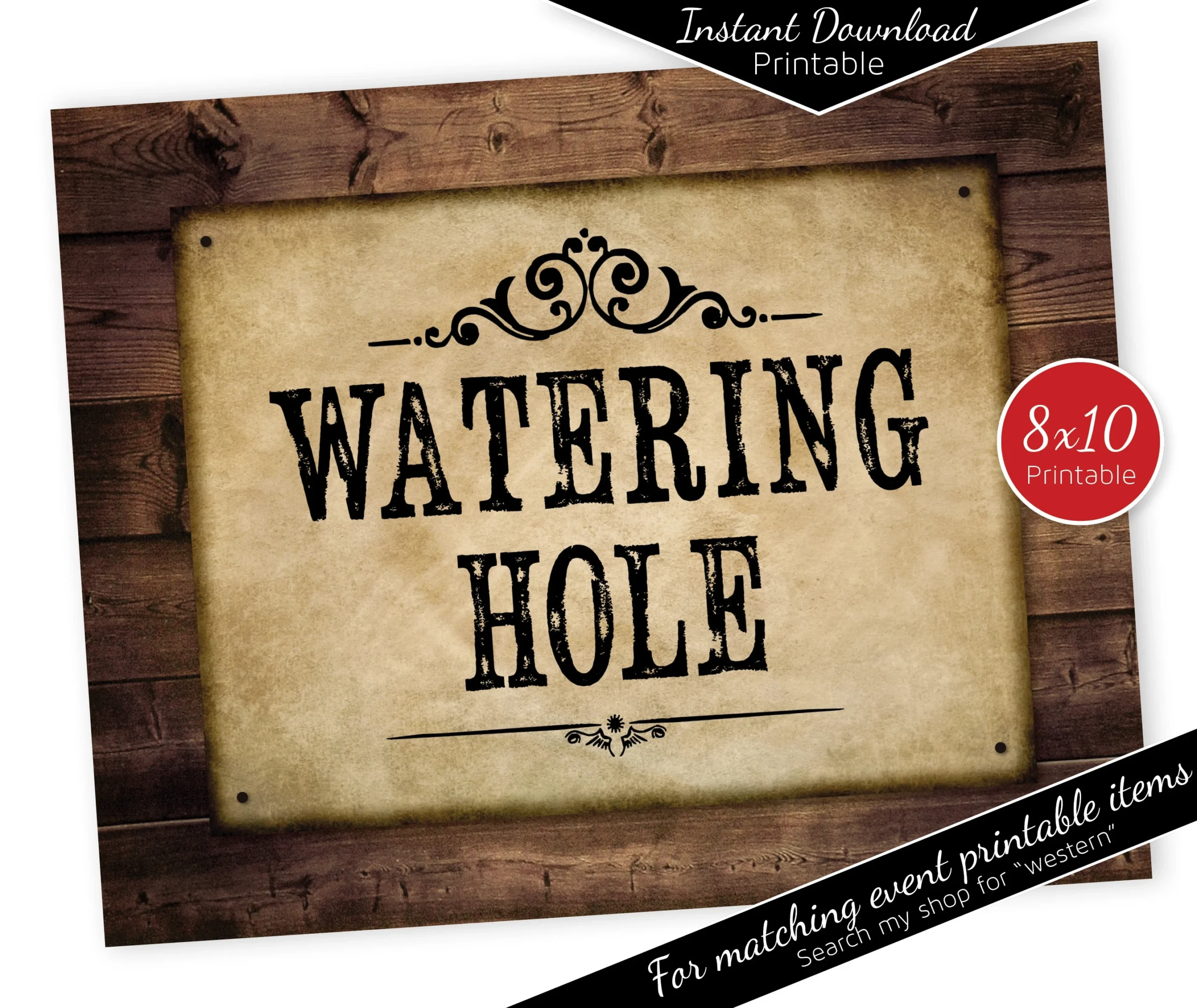 Boho Western Free Printable Signs