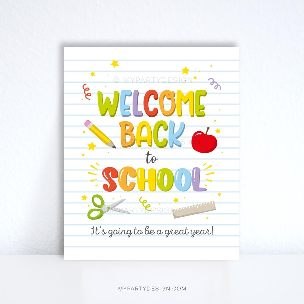 Printable Back To School Signs Printable Back To School Signs
