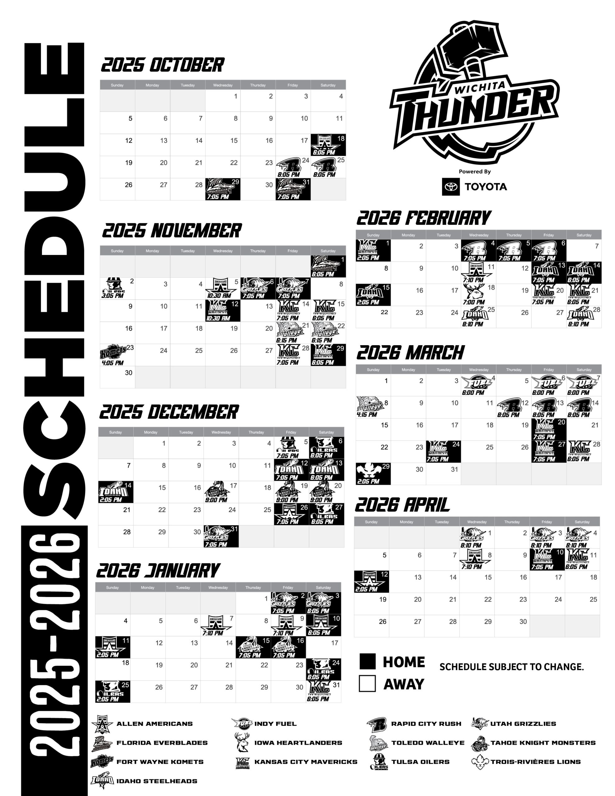 Wichita Thunder Kansas City Mavericks Wichita Thunder