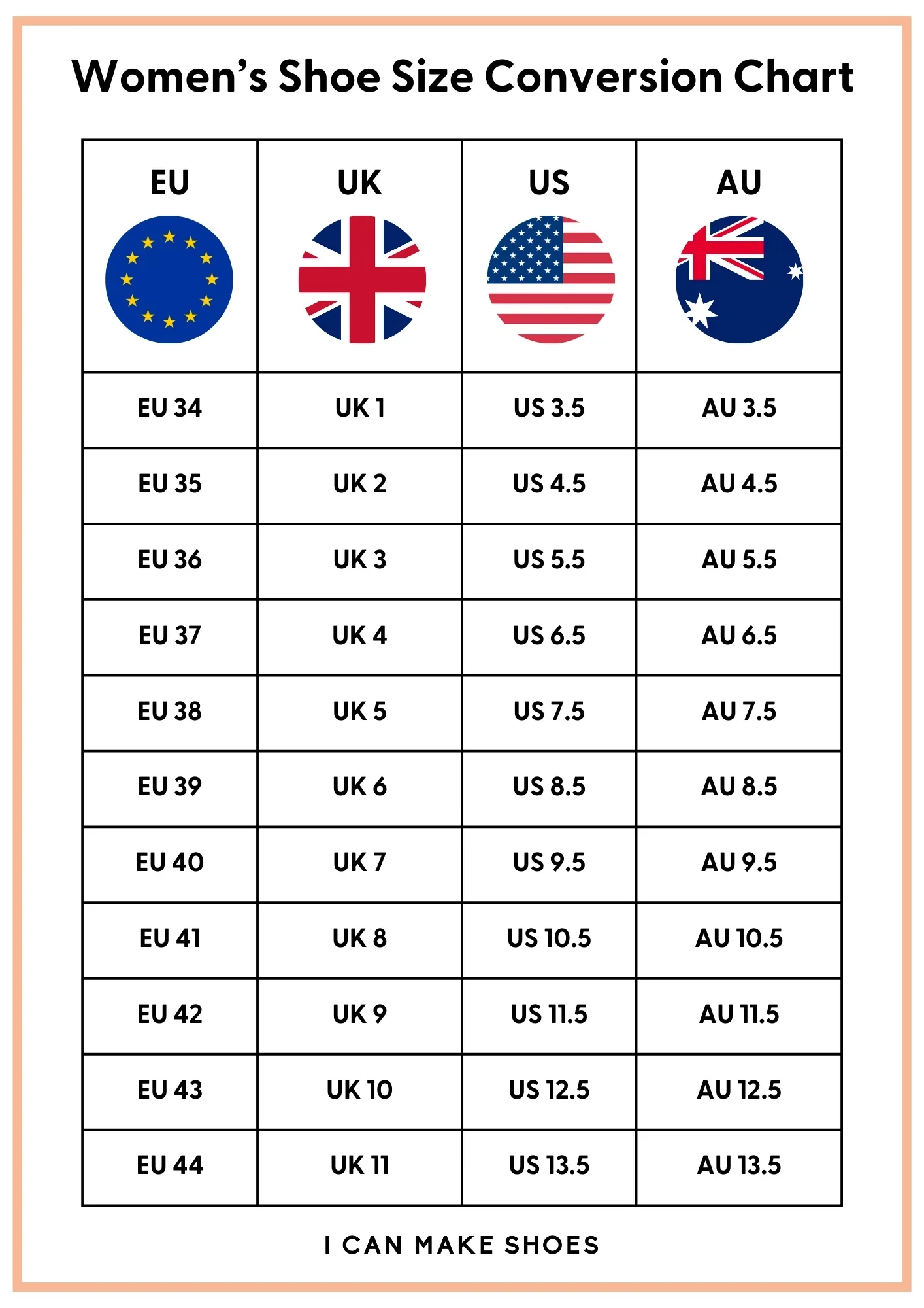 Women 039 s Shoe Conversion Convert Men 039 s Size To Women 039 s Printable Mens And Womens Shoe Size Convert A Women s Shoe Size To