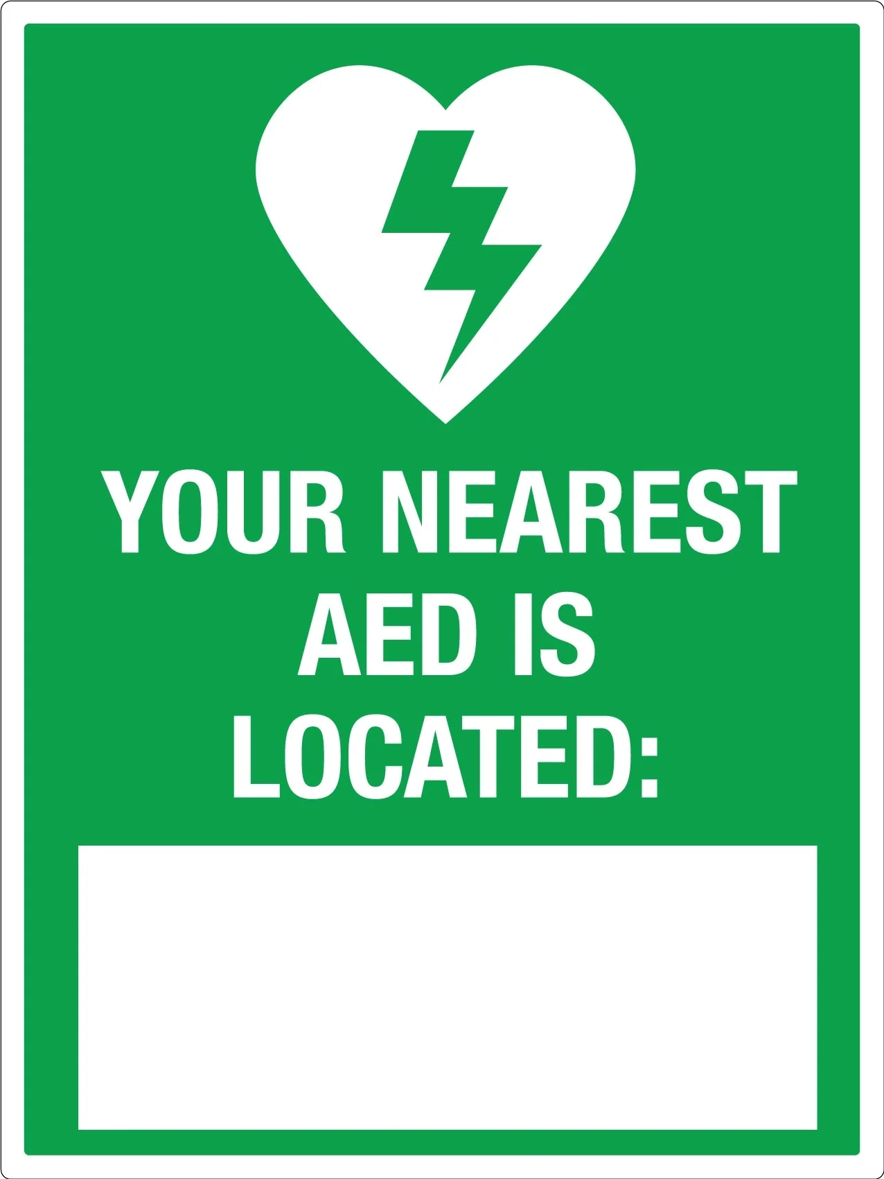 Aed Location Signs Free Printable